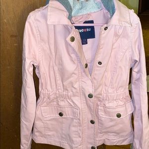Girls light jacket with hood